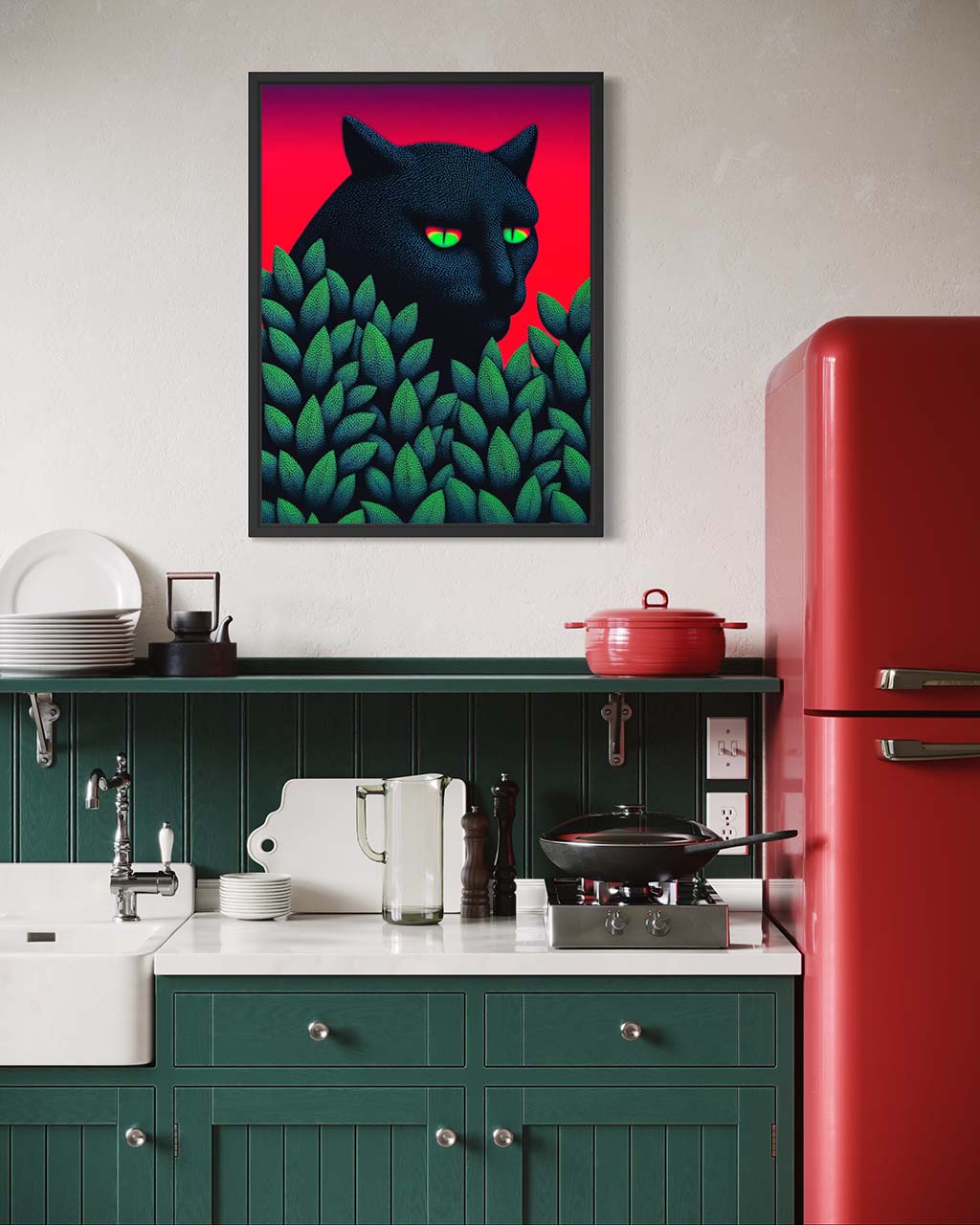 Catnip - Funky Art Poster