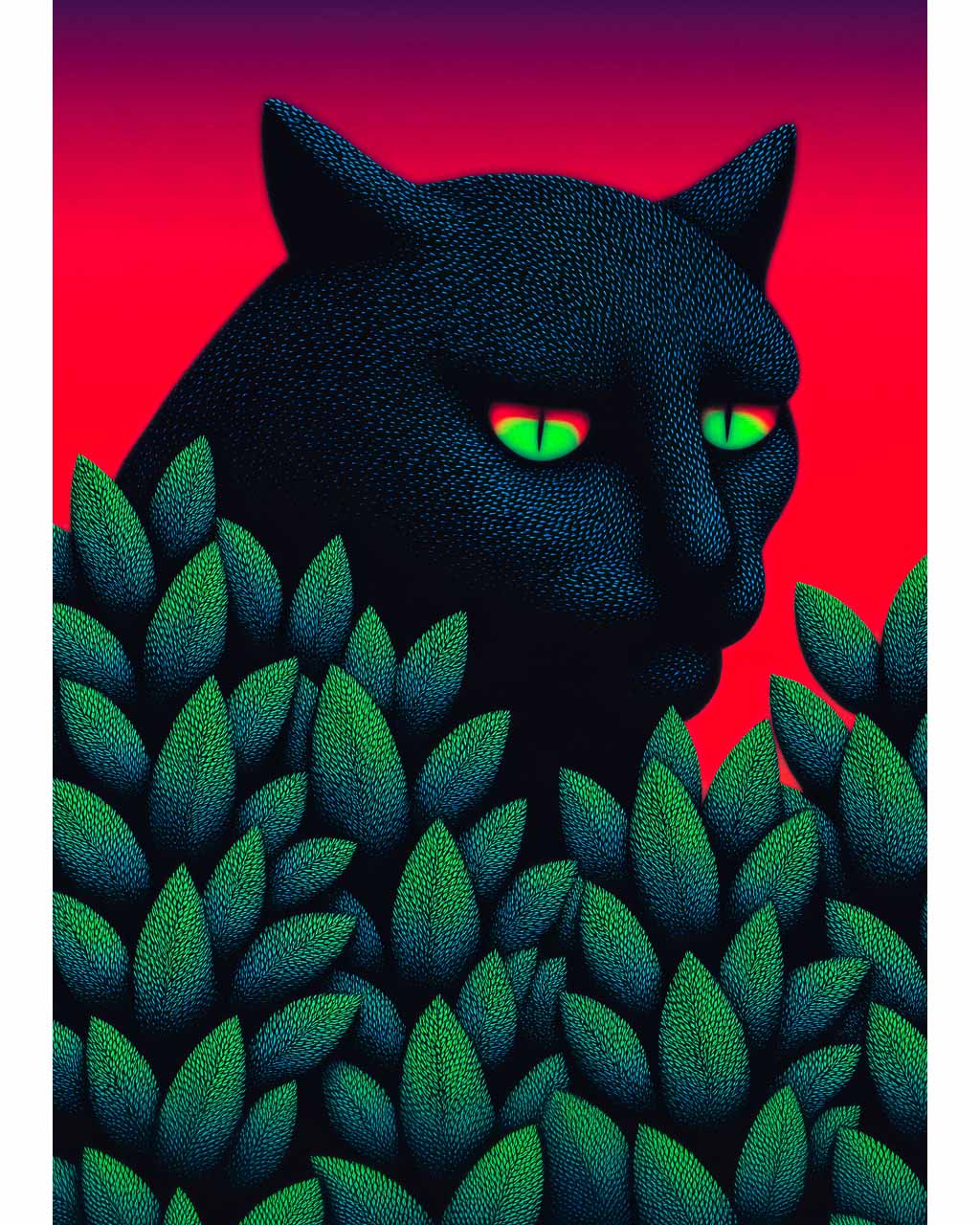 Catnip - Funky Art Poster