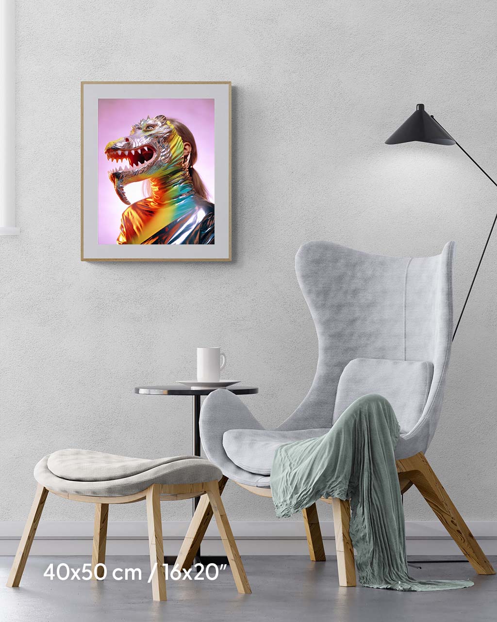 Lizard Queen - Premium Matte Paper Poster