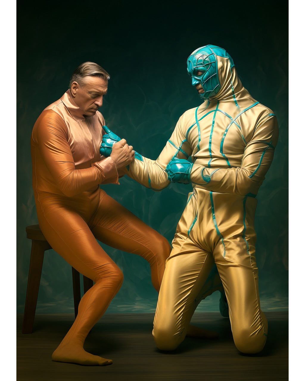 Wrestlers - Premium Matte Paper Poster