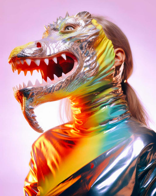 Lizard Queen - Premium Matte Paper Poster