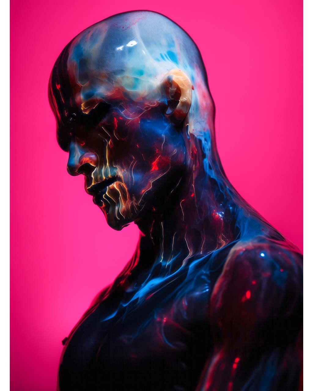 Carved in Marble - Premium Matte Paper Poster