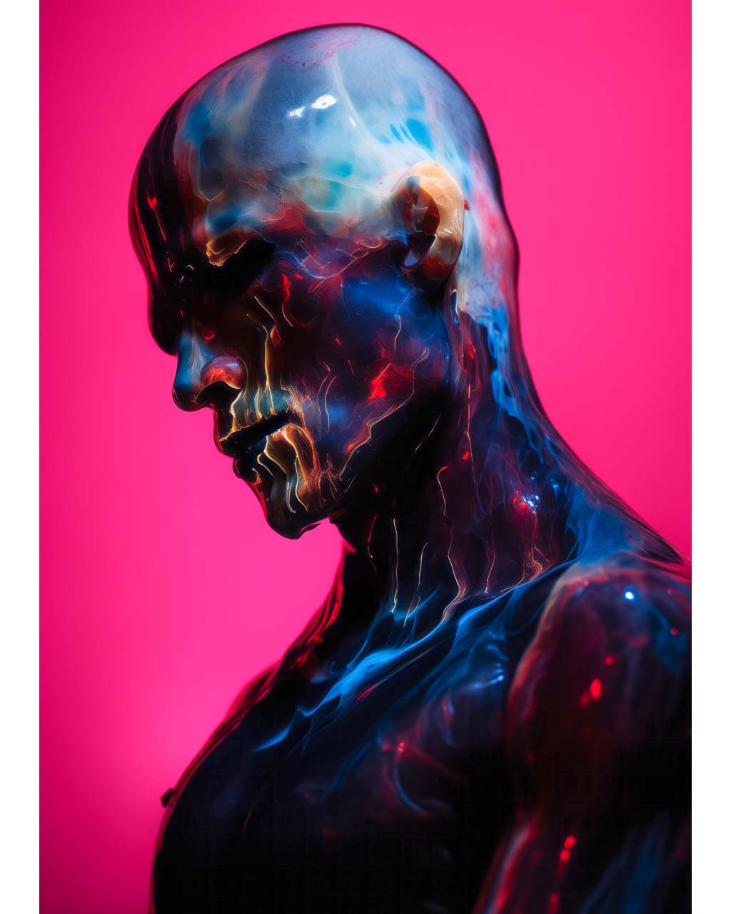 Carved in Marble - Premium Matte Paper Poster