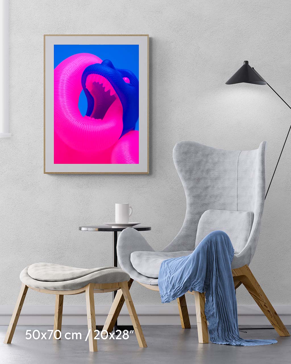 Neon Demon 1 - Premium Matte Paper Poster