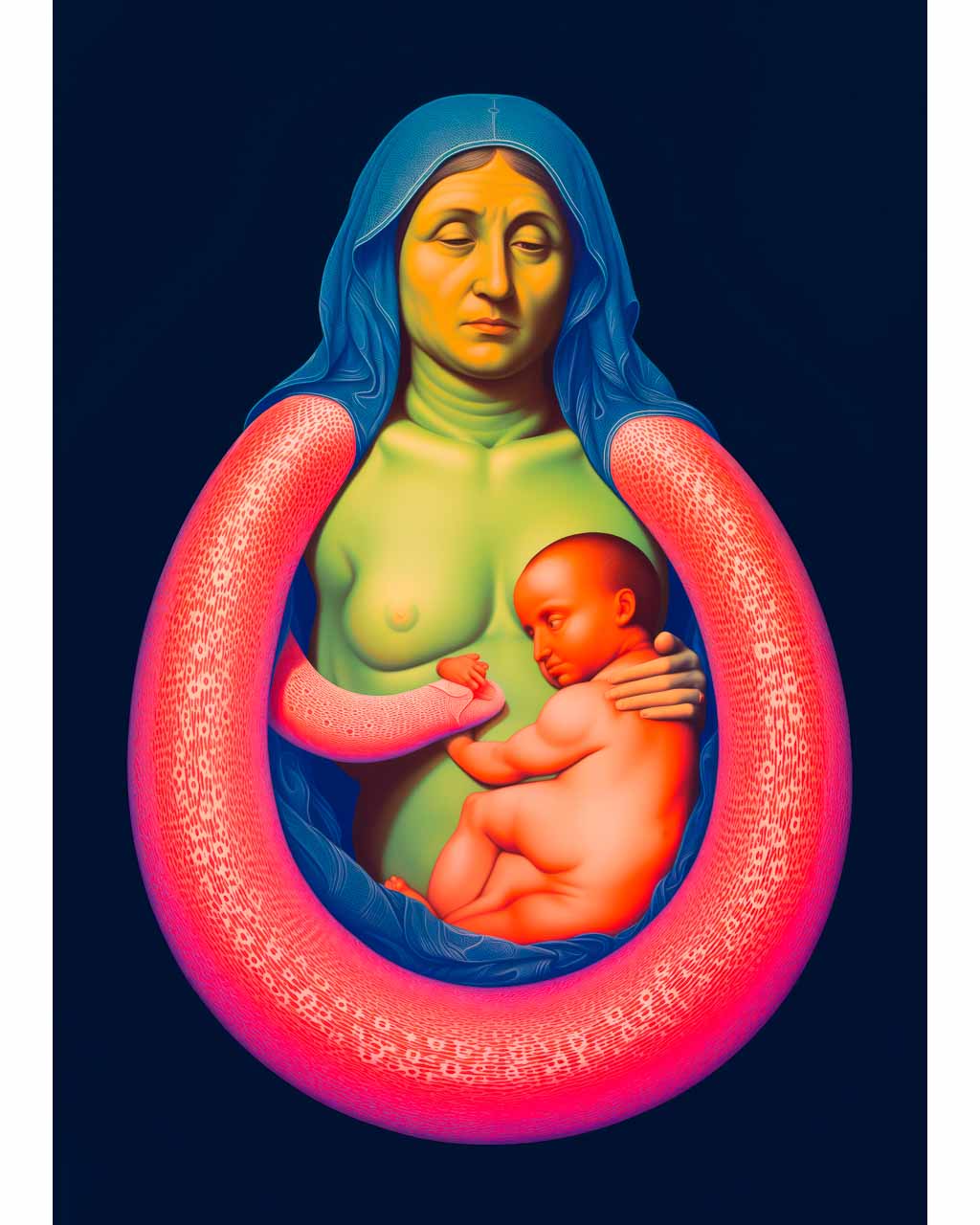 Holy Mother - Premium Matte Paper Poster