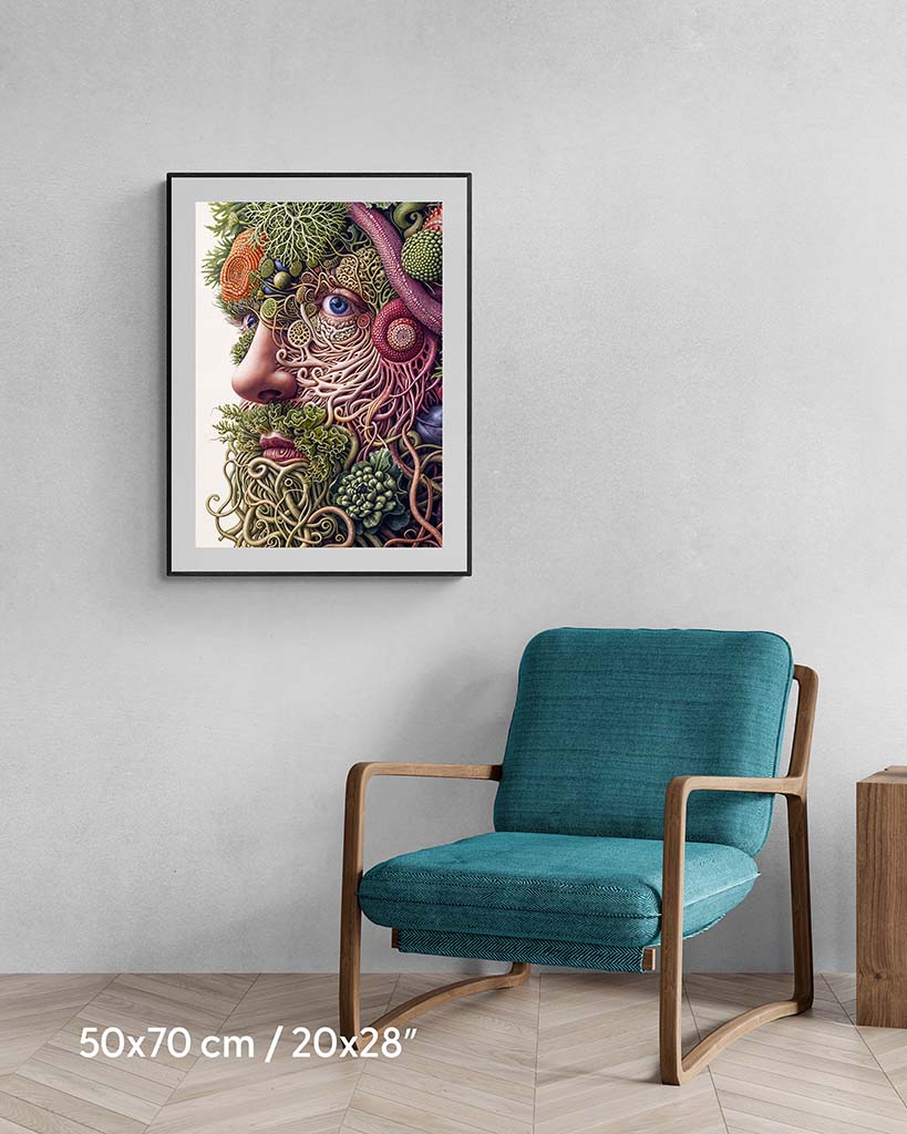 Green Man - Premium Matte Paper Poster