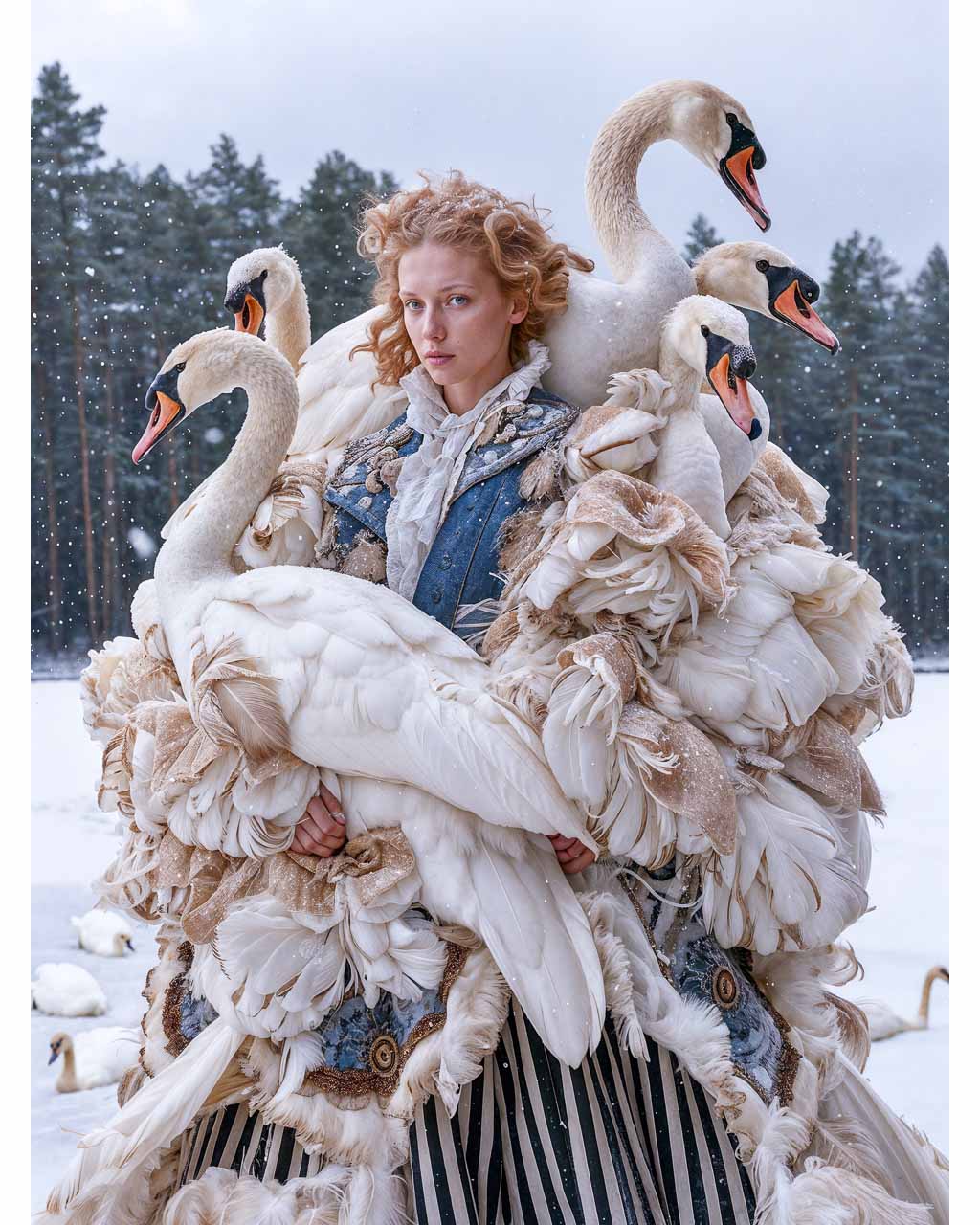 Swan Lake - Premium Matte Paper Poster