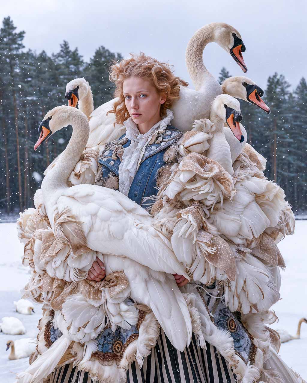 Swan Lake - Premium Matte Paper Poster