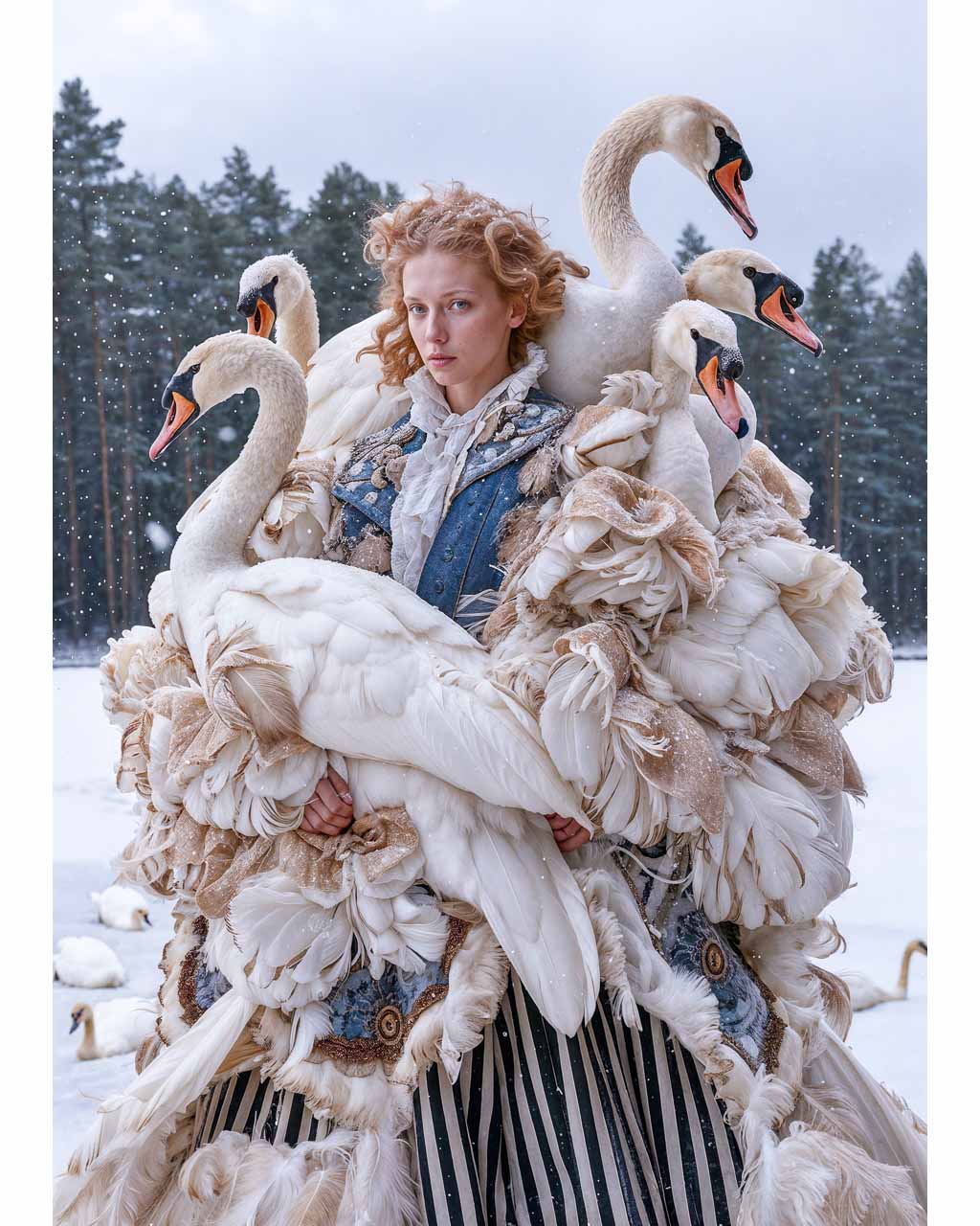 Swan Lake - Premium Matte Paper Poster