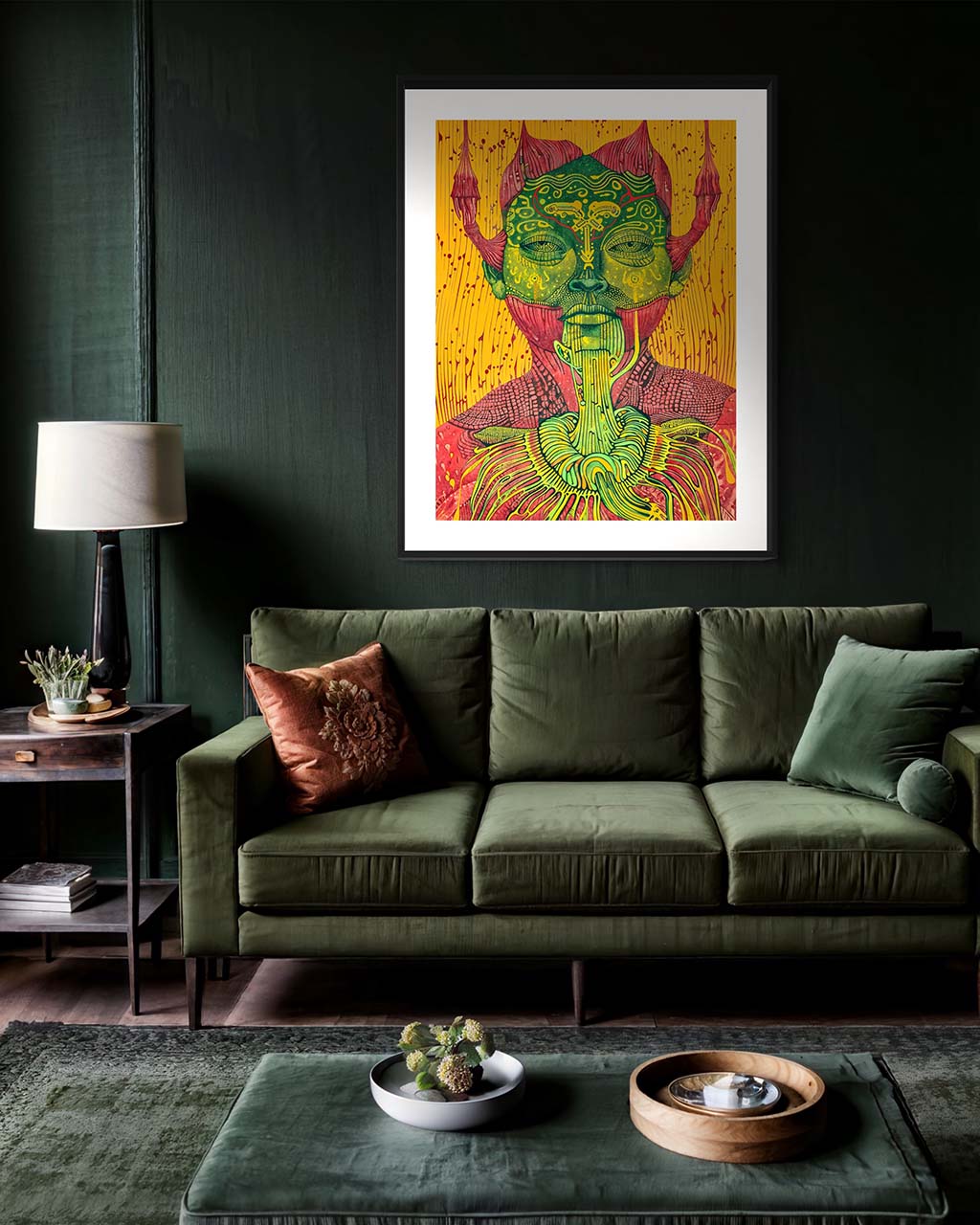 Emerald Blessing - Premium Matte Paper Poster